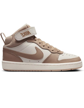 bota nike junior COURT BOROUGH MID 2 (GS), beige/marrón