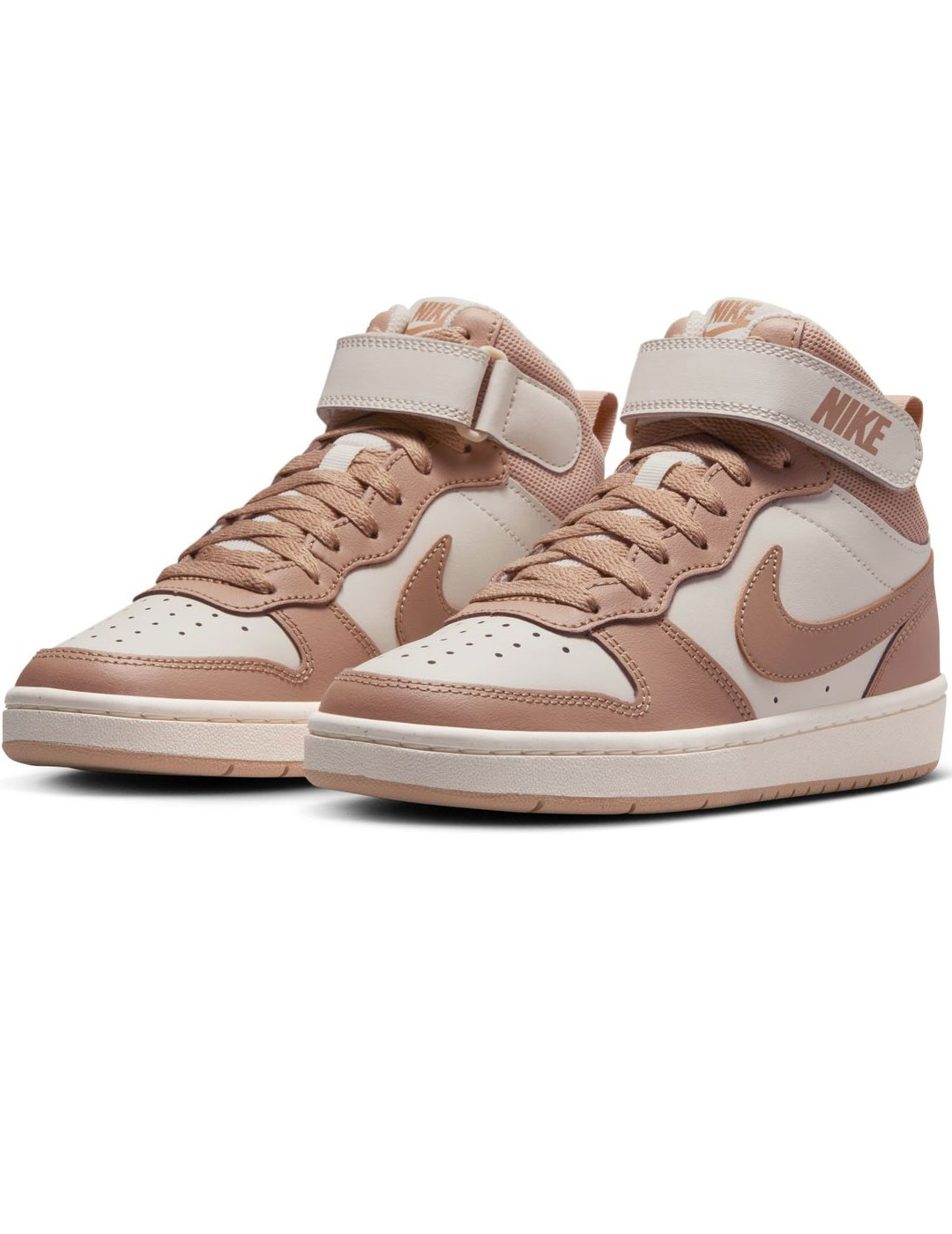 bota nike junior COURT BOROUGH MID 2 (GS), beige/marrón