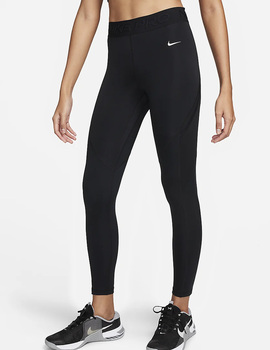 malla mujer nike  7/8 TIGHT , negro/gris/blanco