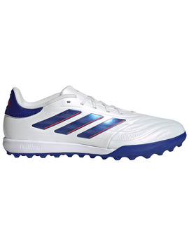 bota de fútbol adidas COPA PURE 2 LEAGUE Turf, blanco/azul