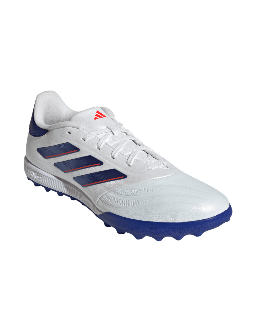 bota de fútbol adidas COPA PURE 2 LEAGUE Turf, blanco/azul