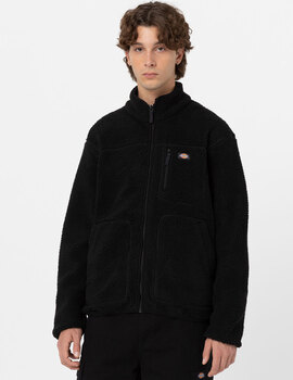 chaqueta  polar abierta hombre Dickies MOUNT HOPE FLEECE, negro