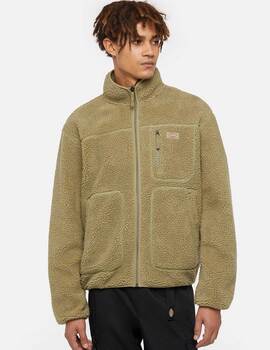 chaqueta  polar abierta hombre Dickies MOUNT HOPE FLEECE, verde