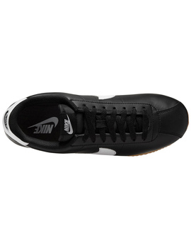 zapatilla hombre de piel, nike CORTEZ MEN'S,negro/blanco