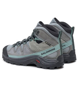 bota Salomon mujer Gore-Tex  QUEST ROVE, gris/celeste