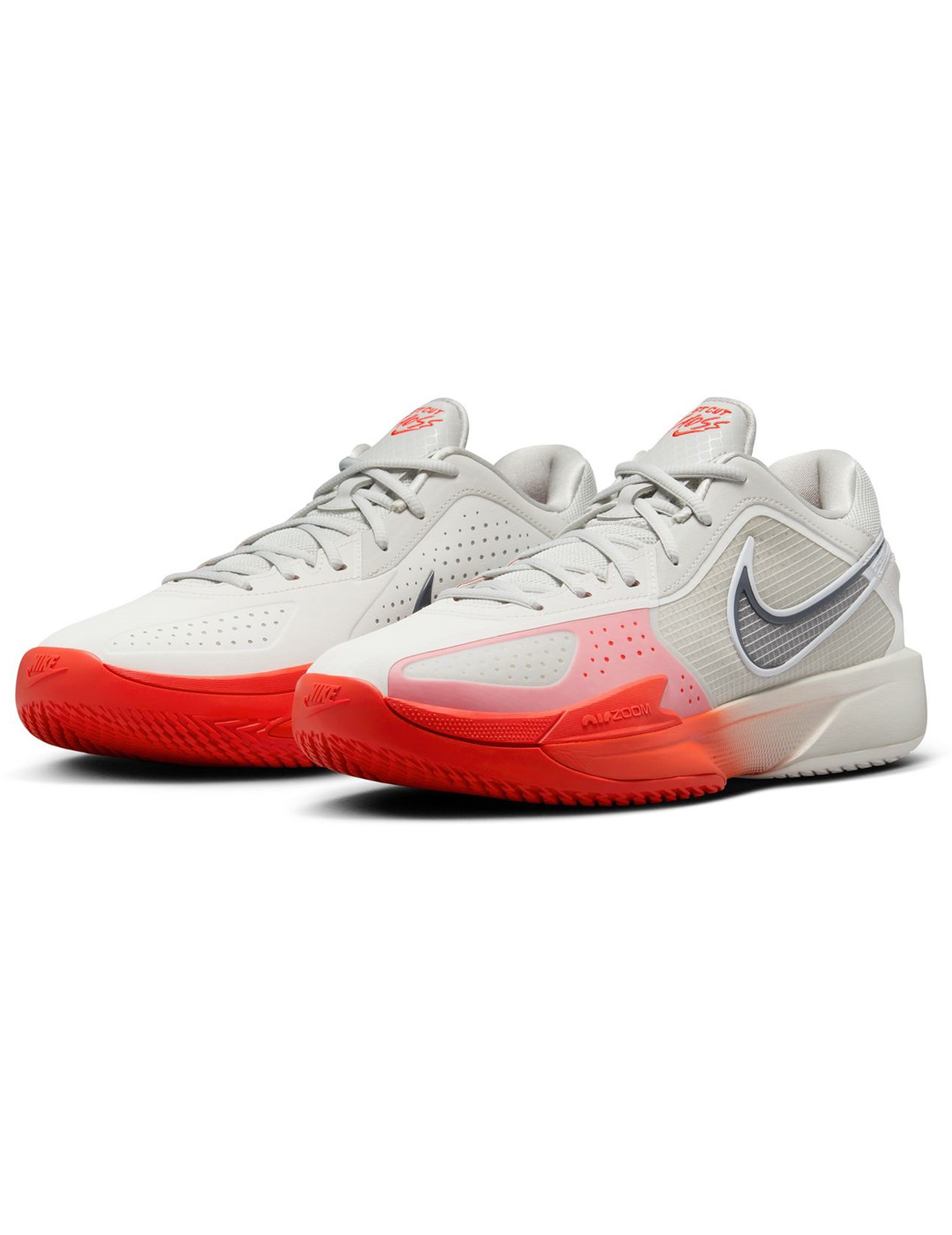 zapatilla de baloncesto nike  G.T. CUT CROSS, beige/rojo