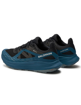 zapatilla salomon GORE-TEX hombre, ULTRA FLOW GTX, negro/azul