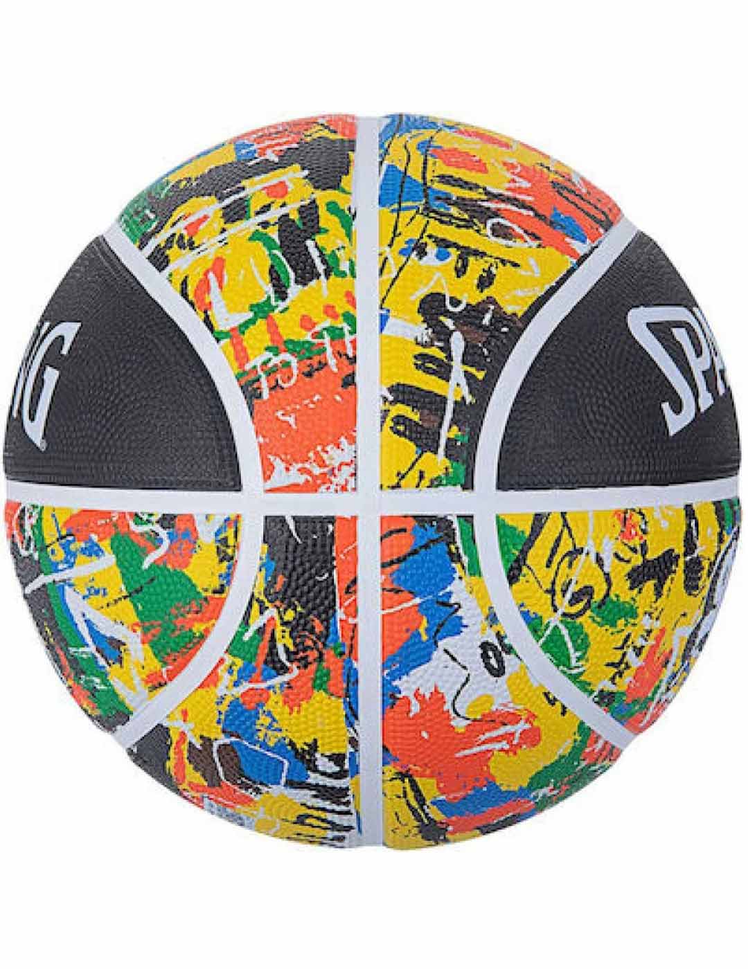 balón de baloncesto spalding talla 7 RAINBOW GRAFFITI, multicolor