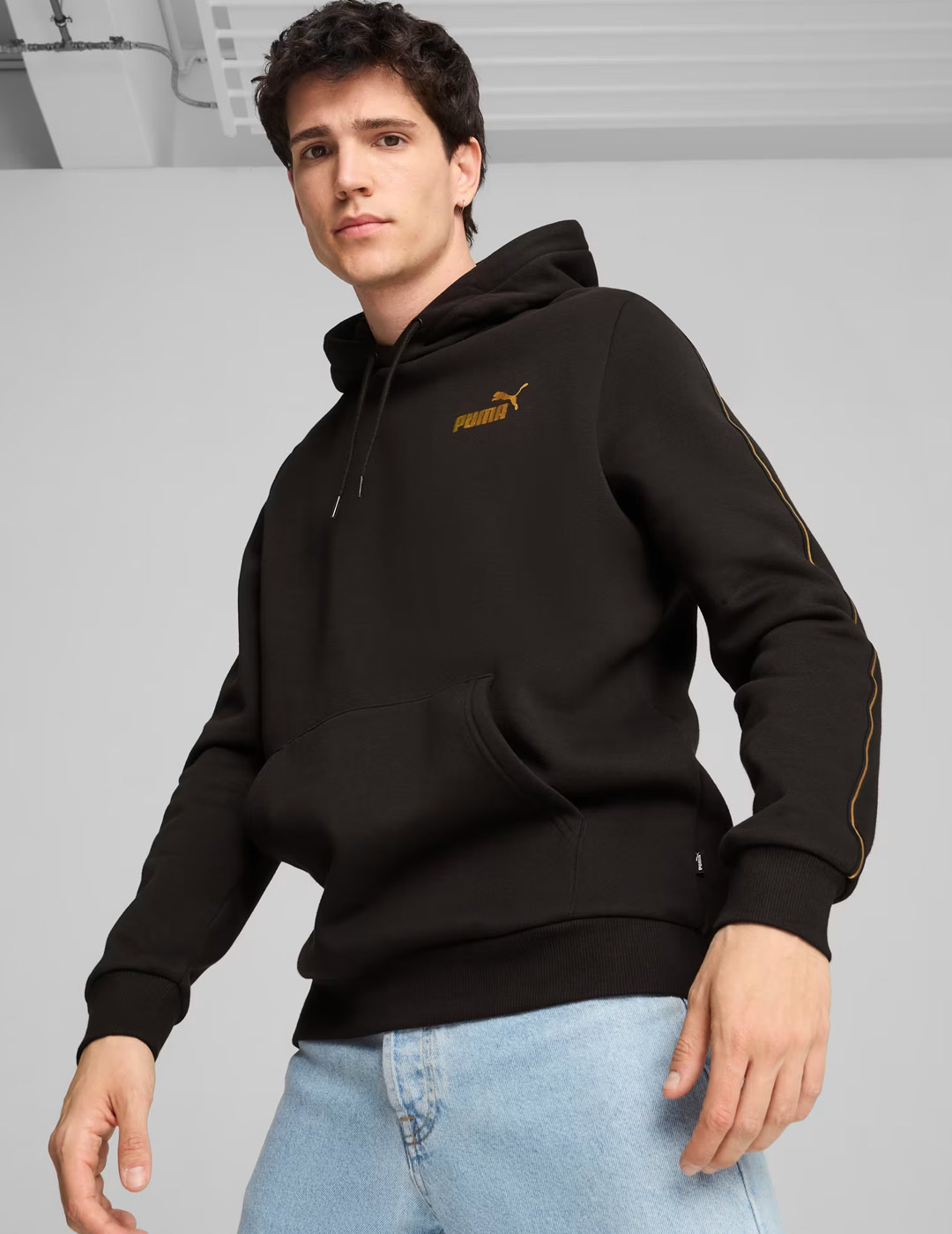 sudadera capucha pumahombre GOL,negro