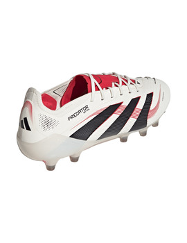 bota de fútbol adidas PREDATOR ELITE AG, blanco/rojo