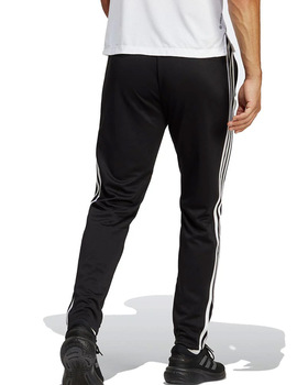 pantalón adidas hombre tres rayas, negro/blanco