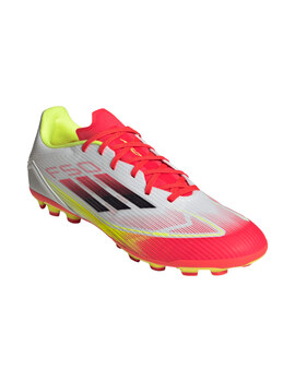 bota de fútbol adidas F50 LEAGUE 2G/3G AG, blanco/rojo/amarillo