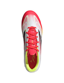 bota de fútbol adidas F50 LEAGUE 2G/3G AG, blanco/rojo/amarillo