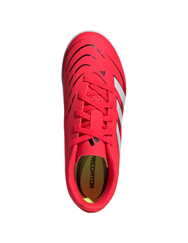 bota de fútbol adidas junior PREDATOR CLUB Turf, rojo/blanco