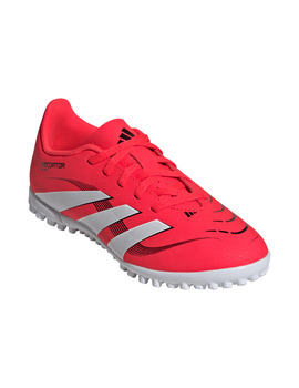 bota de fútbol adidas junior PREDATOR CLUB Turf, rojo/blanco