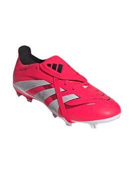 bota de fútbol adidas PREDATOR LEAGUE FG/MG lengüeta, rojo/blanco