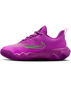 zapatilla de baloncesto junior nike GIANNIS IMMORTALITY 4, morado/verde fluor