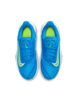 zapatilla baloncesto hombre nike PRECISION 7, azul/verde fluor