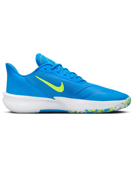 zapatilla baloncesto hombre nike PRECISION 7, azul/verde fluor