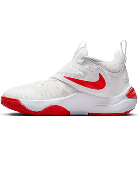 zapatilla baloncesto nike junior  TEAM HUSTLE D 11 blanco /rojo