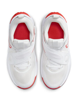 zapatilla baloncesto nike junior  TEAM HUSTLE D 11 blanco /rojo