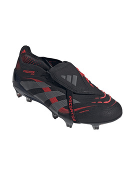 bota de fúbol adidas PREDATOR ELITE FT FG, negro/rojo