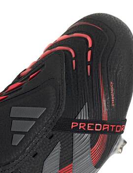 bota de fúbol adidas PREDATOR ELITE FT FG, negro/rojo