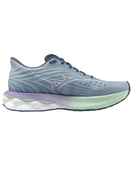 zapatilla running mujer mizuno WAVE SKYRISE 6(W), celeste