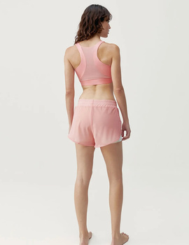 short running con malla born living yoga PADMA 2,0, salmon/blanco