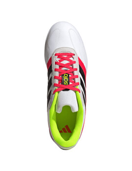 zapatilla fútbol sala adidas SUPER SALA III, blanco/rojo/fluor