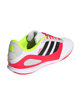 zapatilla fútbol sala adidas SUPER SALA III, blanco/rojo/fluor