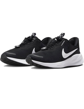 zapatilla running nike hombre cierre facil  REVOLUTION 7 , negro/blanco