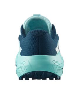 zapatilla mujer trail running salomon ALPHAGLIDE, azul celeste