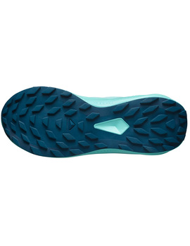 zapatilla mujer trail running salomon ALPHAGLIDE, azul celeste