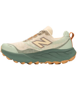 zapatilla trail running  mujer New Balance FRESH FOAM X HIERRO V8, tostado/verde