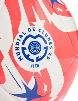 balón de fútbol adidas final mundial del clubs 25, rojo blanco