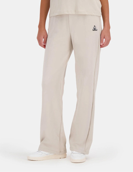 pantalón largo le coq sportif mujer CONTEMPORAIN, blanco roto