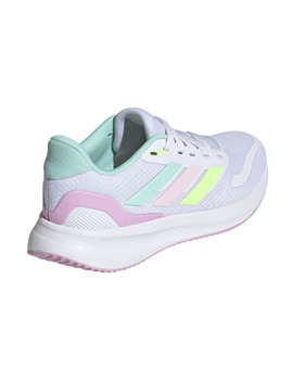 zapatilla running niño adidas RUNFALCON 5 J, blanco/multicolor