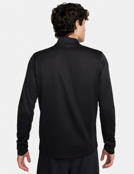 camiseta nike trainning hombre 1/2 cremallera  PACER negro