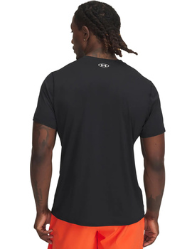 camiseta manga corta under armour negra