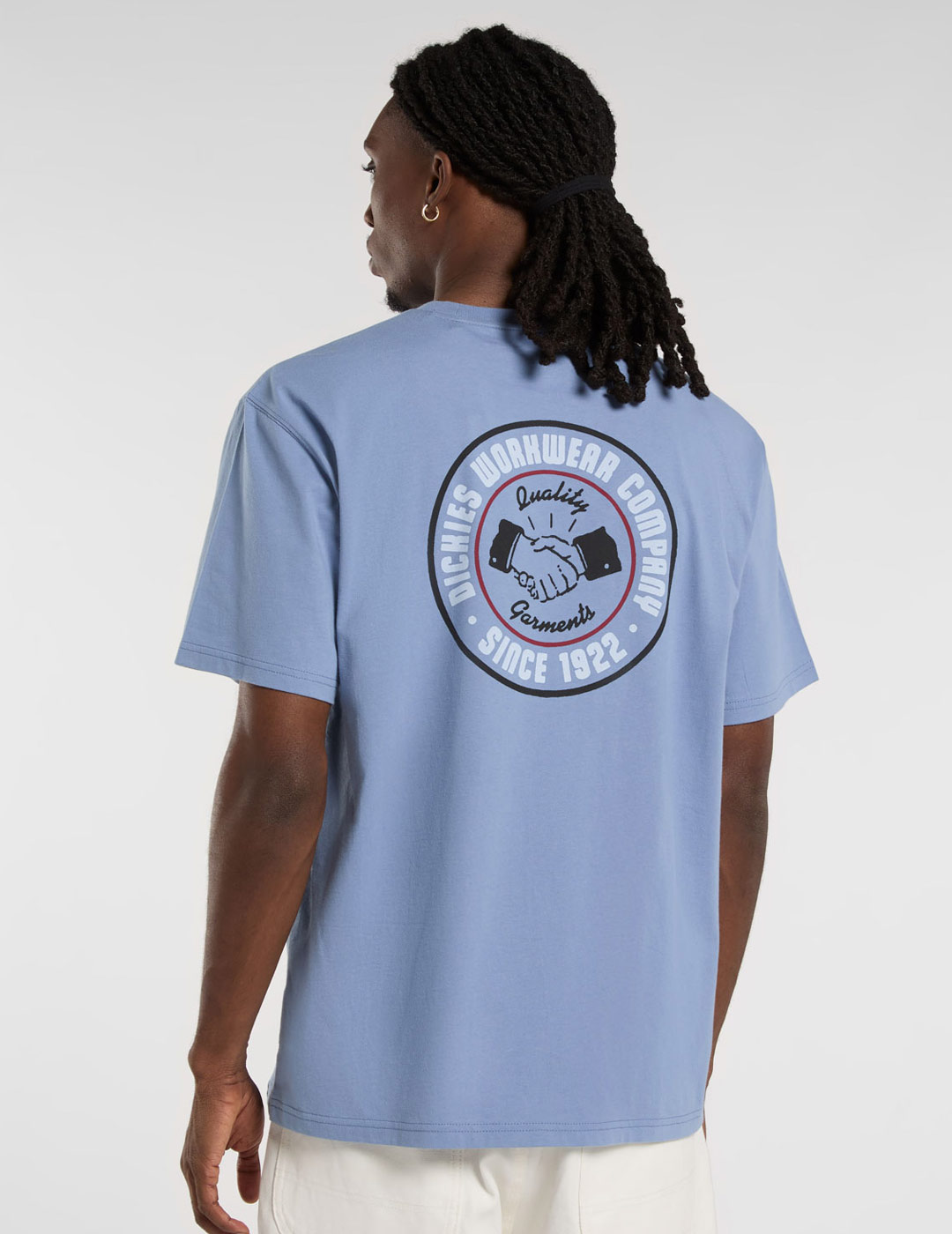 camiseta manga corta hombre dickies CIRCLE LOGO, negro