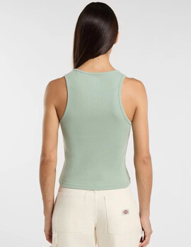 camiseta asas mujer dickies RIB TOP , verde