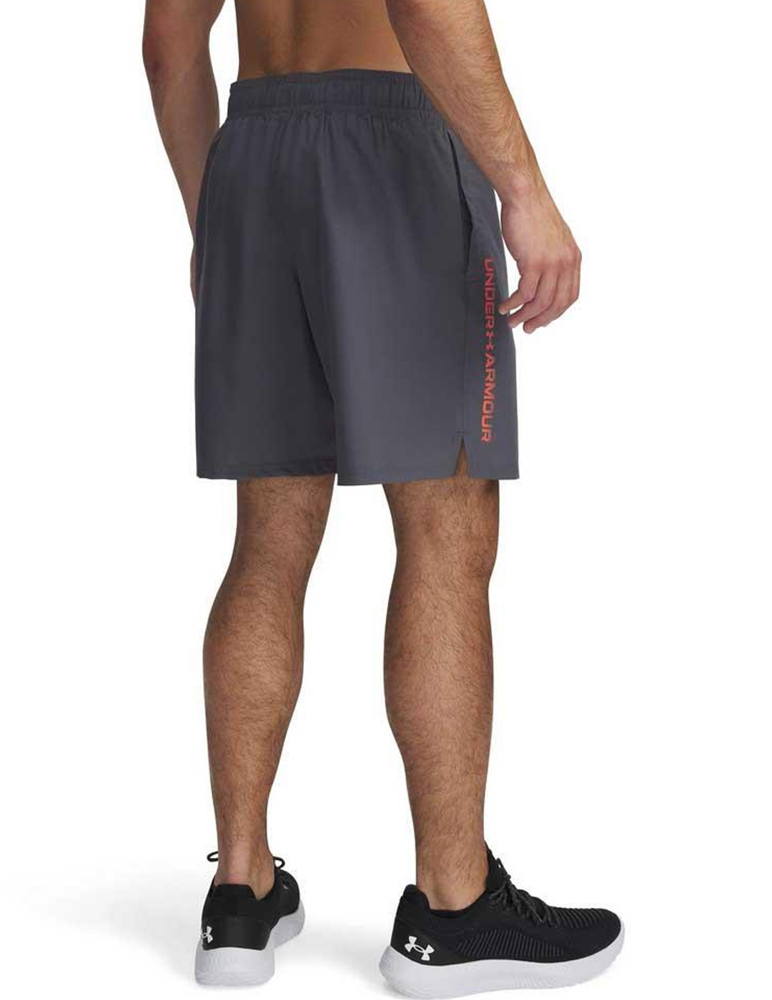 short under armour hombre TECH WOVEN, gris/naranja
