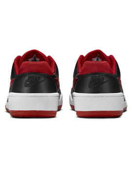 zapatilla nike junior FULL FORCE LOW negro/rojo