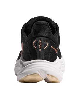zapatilla running mujer Hoka CLIFTON 10, negro/blanco