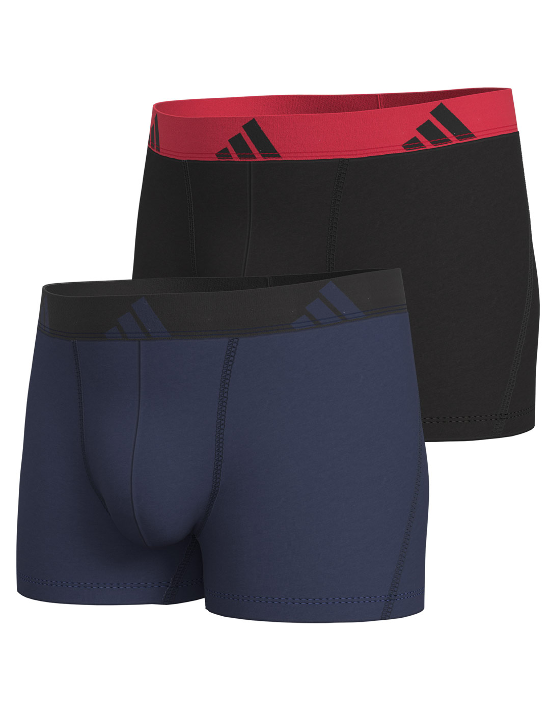 BOXER ADIDAS 2P COTTON negro/marino