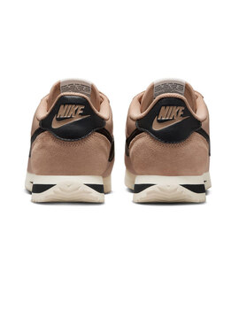 zapatilla mujer nike  CORTEZ, beige/negro