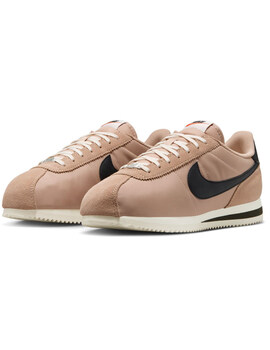 zapatilla mujer nike  CORTEZ, beige/negro