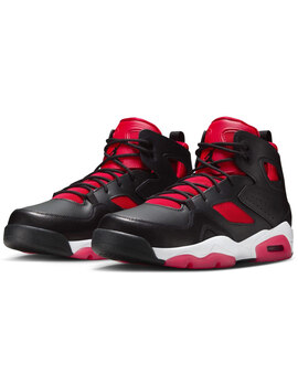 zapatilla JORDAN FLIGHT CLUB '91, negro/rojo