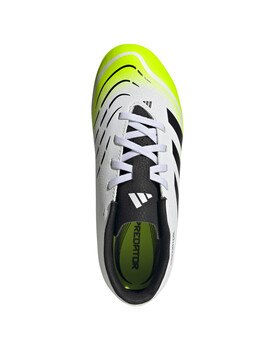 bota de fútbol adidas PREDATOR LEAGUE junior FT FG/MG, blanco/verde lima